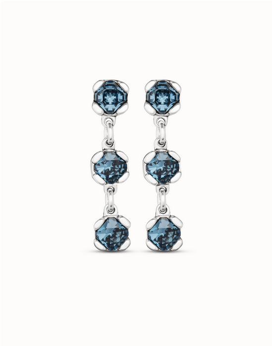 Uno De 50 Sublime Blue Earring Silver