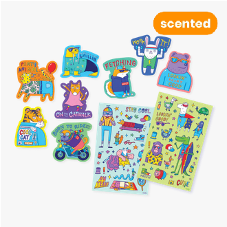 Ooly Scented Scratch Stickers Dressed to Impress