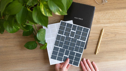 Church Notes Verse Card Set- Navy