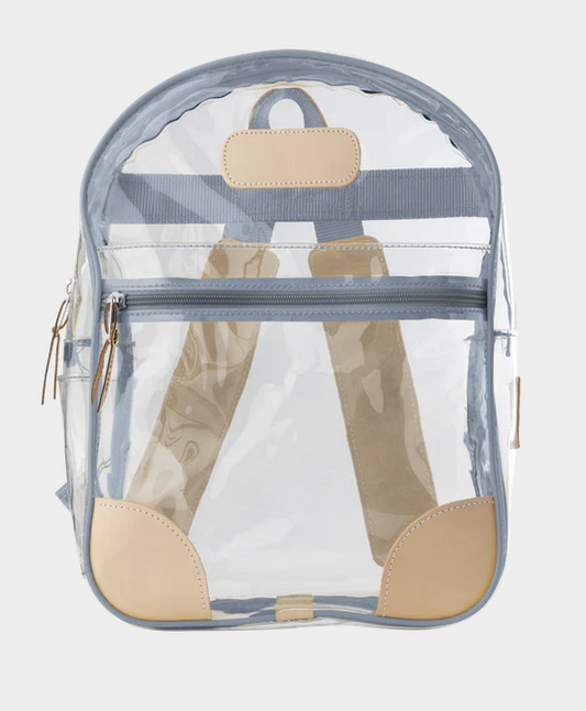 JH #910 Clear Backpack- Slate