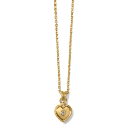 Brighton Meridian Zenith Gold Heart Necklace