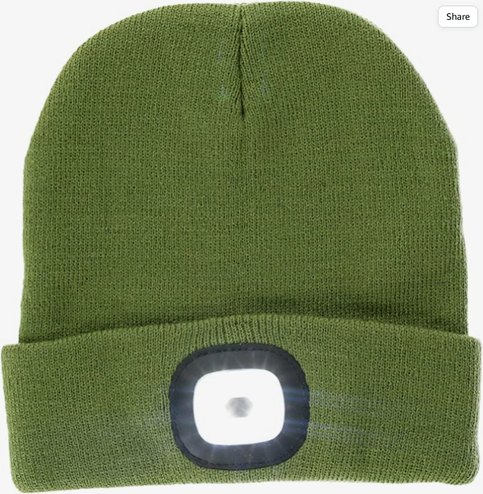 BrightSide Beanie w/LED Rechargeable Hat