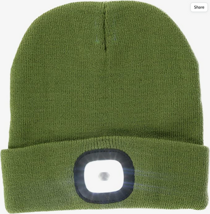 BrightSide Beanie w/LED Rechargeable Hat
