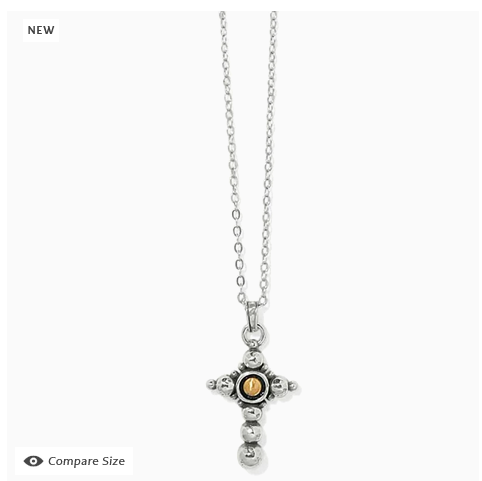 Brighton Majestic  Noble Cross Necklace