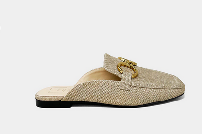 ShuShop Andromeda Gold Slip On Loafer