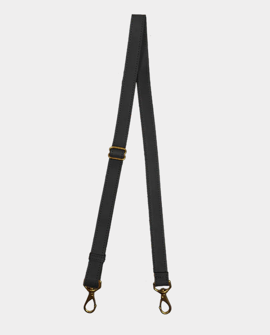 JH Adjustable Strap 1" Black Leather