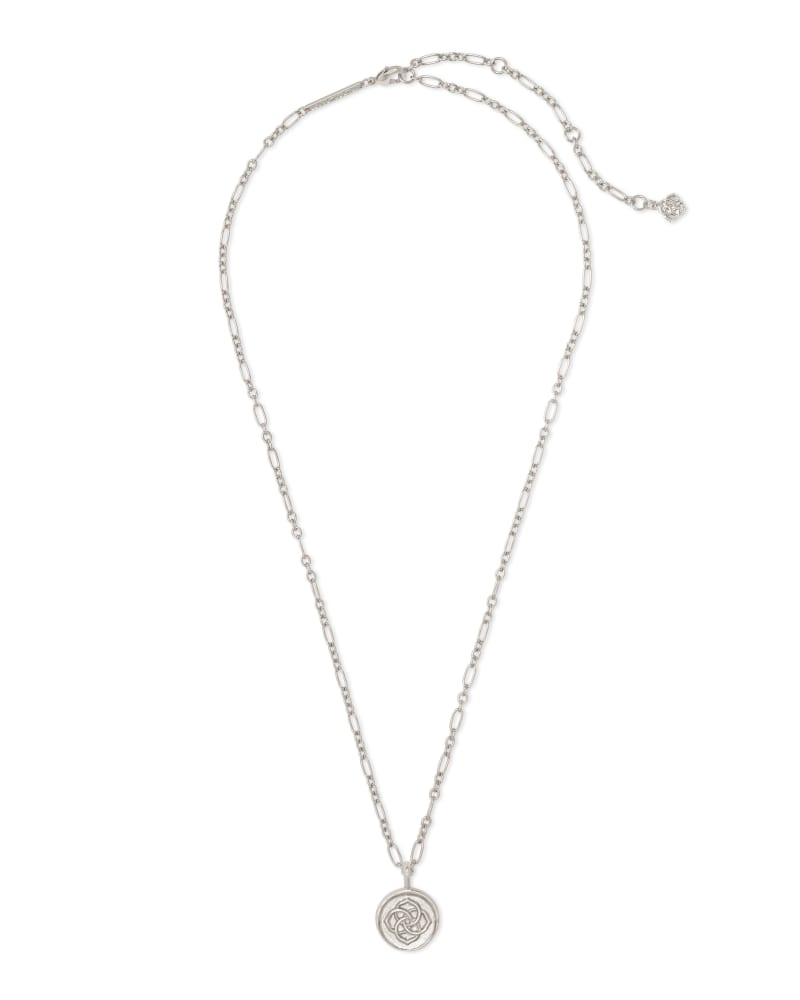 Kendra Scott Silver Dira Coin Necklace