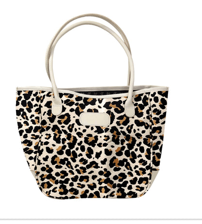 JH #566 Medium Holiday Tote- Leopard