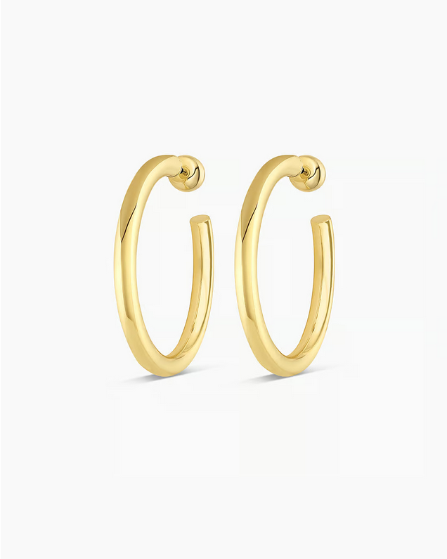 Gorjana Carter Hoops- Gold