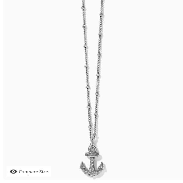 Brighton Voyage Mini Anchor Necklace