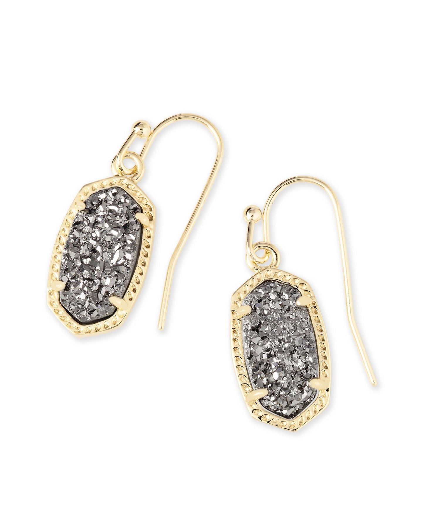 Kendra Scott Lee Earring Gold Platinum Drusy