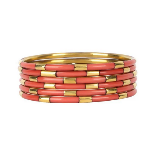 BudhaGirl Caramel Veda Bangles - Set of 6