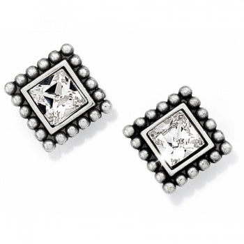 Brighton Sparkle Square Mini Post Earrings