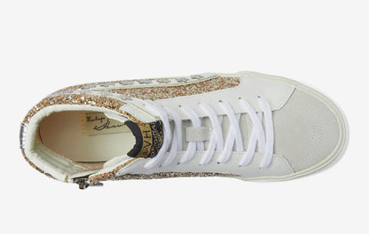 Vintage Havana Mateel Gold Glitter High Top Sneaker