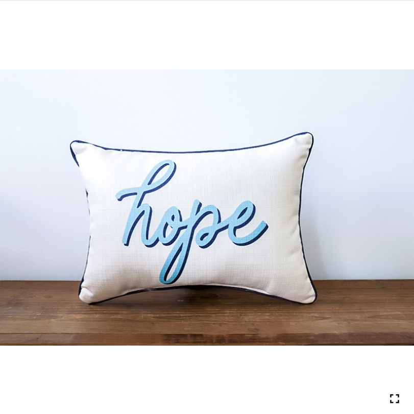 Hope Piped Pillow