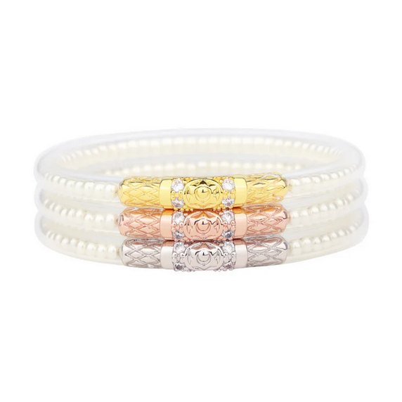 BudhaGirl 3 Queens Pearl Bracelets