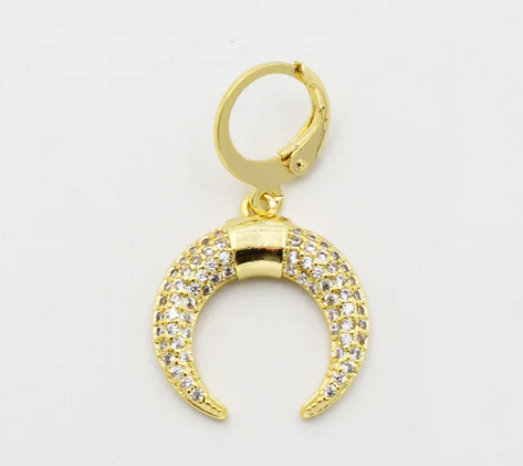 Treasure Jewels Viking Horn Charm Gold