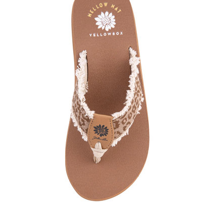 Yellow Box Nabhi Tan Leopard Flip Flop
