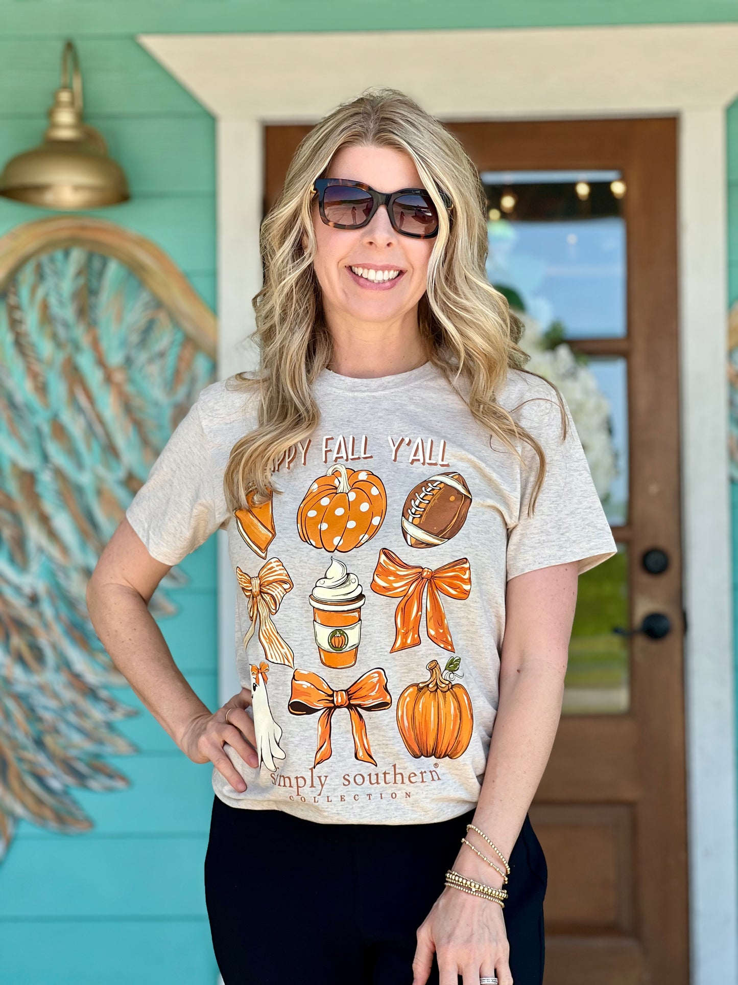 Oatmeal Short Sleeve Fall Pie Tee