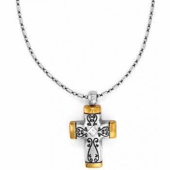 Brighton Venezia Petite Cross Necklace