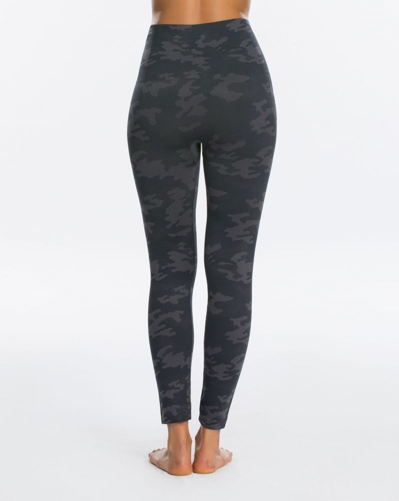 Spanx Look At Me Now Leggings - Black Camo