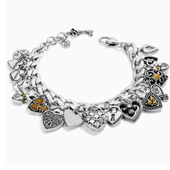 Brighton One Heart Charm Bracelet