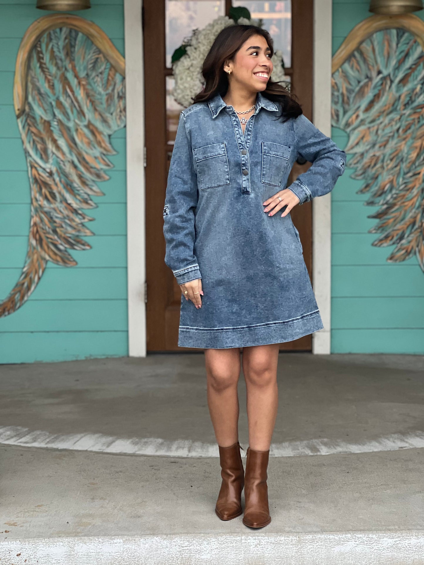 Kut Anika Denim Dress