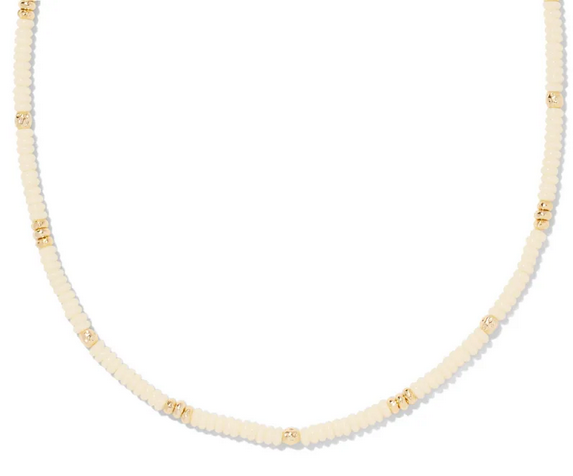 Kendra Scott Deliah Strand Necklace Gold Ivory MOP