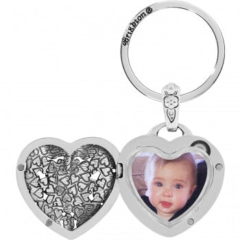 Brighton Floral Heart Key Fob