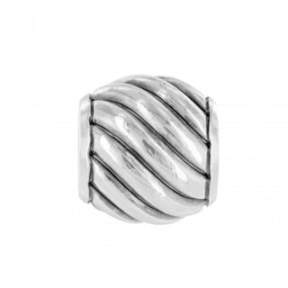 Brighton Silver Rope & Roll Bead