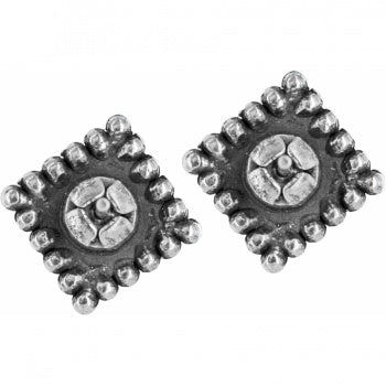 Brighton Sparkle Square Mini Post Earrings