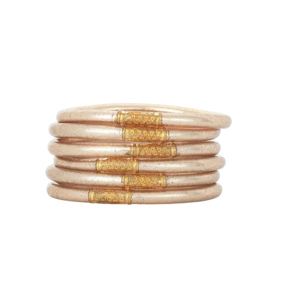 BuDhaGirl Champagne All Weather Bangles- Small