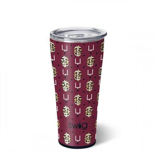 Swig Touchdown Maroon Tumbler 32oz