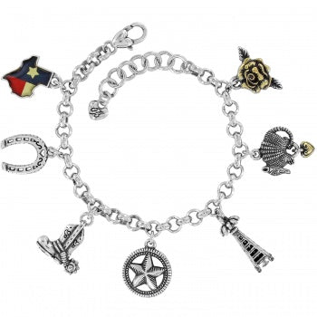 Brighton Texas State Charm Bracelet