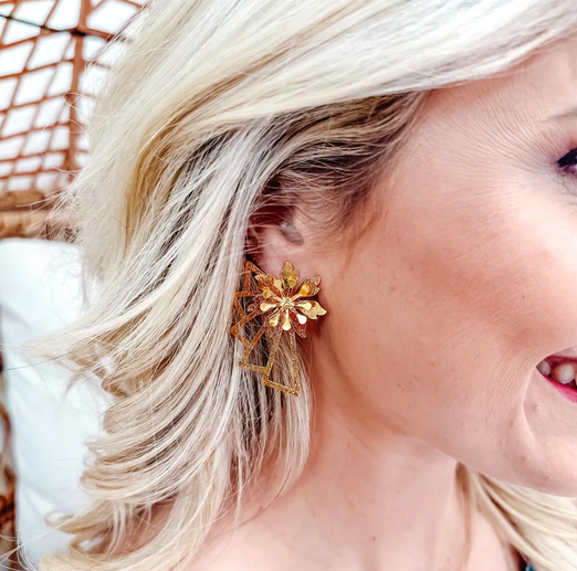 Treasure Jewels Bloom Stud Earrings