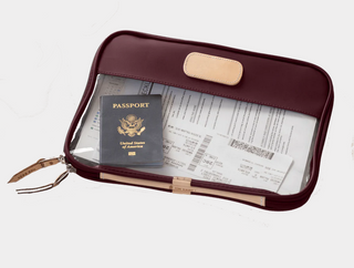 JH Clear Folio -- Burgundy