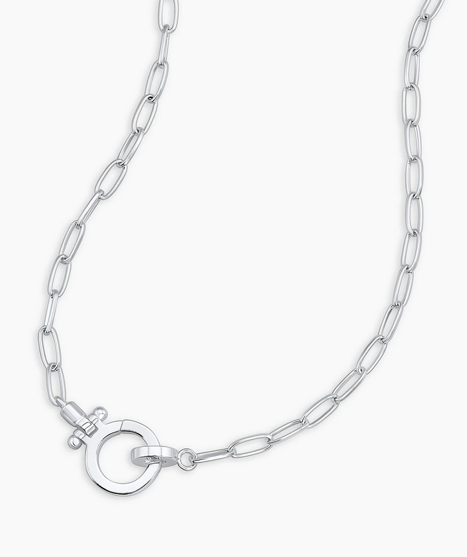 Gorjana Parker Mini Necklace Silver