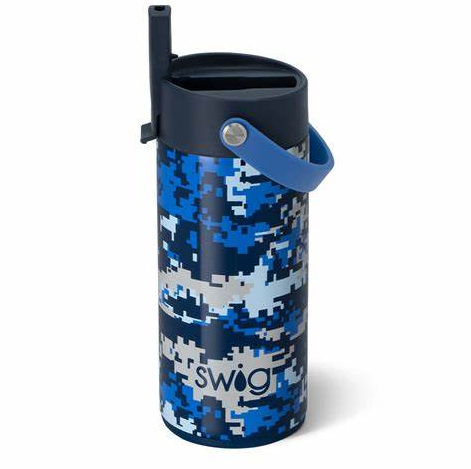 Swig Cool Camo Flip & Sip Tumbler 12oz