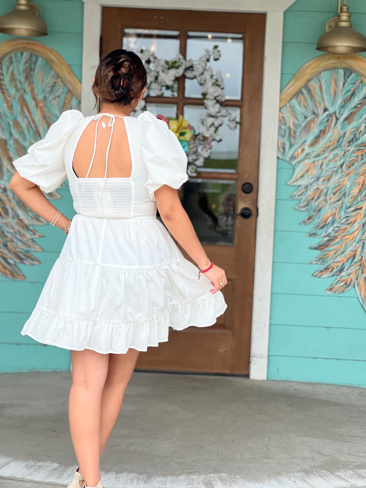 White Sweet Heart Dress