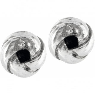 Brighton Silver Love Me Knot Mini Post Earrings