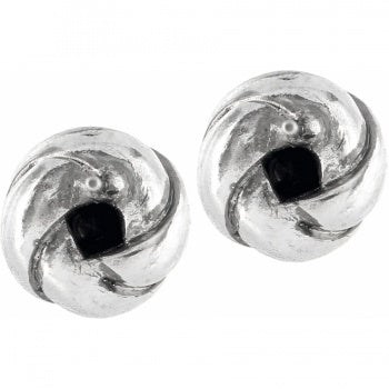 Brighton Silver Love Me Knot Mini Post Earrings