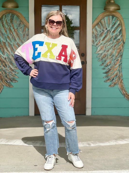 Queen of Sparkles Texas Queen Sweatshirt