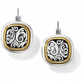 Brighton 2-Tone Spin Master Leverback Earrings