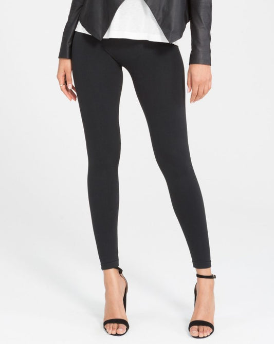 Spanx Look At Me Now Leggings - Very Black