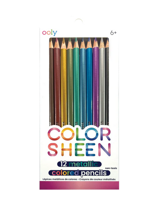 OOLY Color Sheen Metallic Colored Pencils