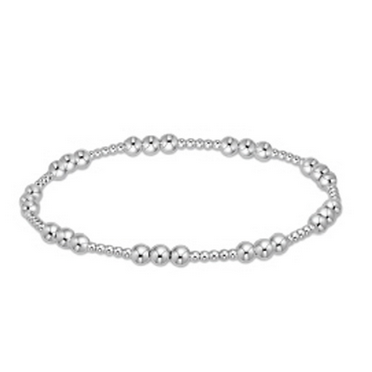 enewton Classic Joy Pattern 4mm Bead Bracelet Sterling