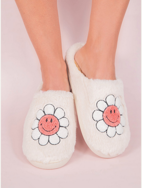 Pink Flower Slipper