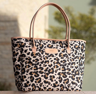 JH #566 Medium Holiday Tote- Leopard