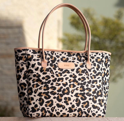 JH #566 Medium Holiday Tote- Leopard