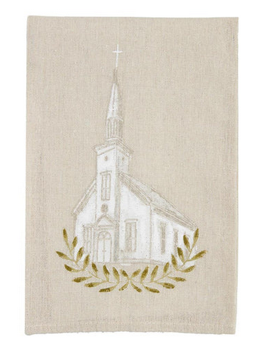 Church Painted Towel